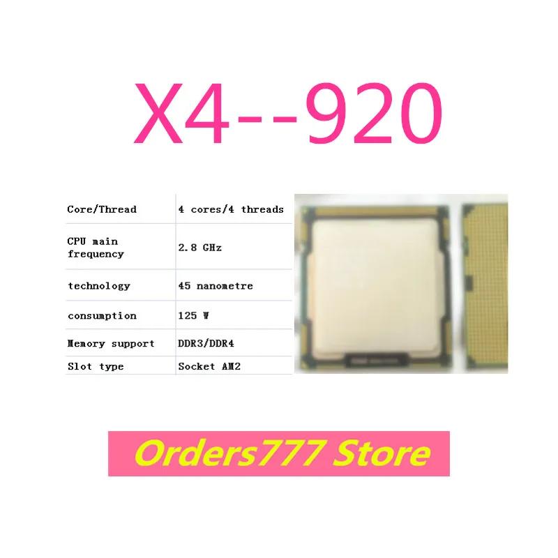   X4--920 920 CPU, 4 ھ, 4 , 2.8GHz, 125W, 45nm, DDR3 R4, ǰ  AM2, ǰ